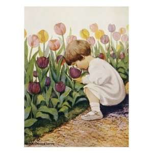   Tulips by Jessie Willcox Smith Giclee Poster Print
