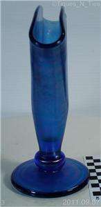 Fenton MMA Metropolitan Museum of Art Iridescent Glass Fan Vase  