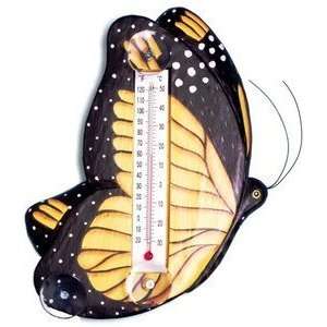  Bobbo Butterfly Monarch Thermometer Small Patio, Lawn 