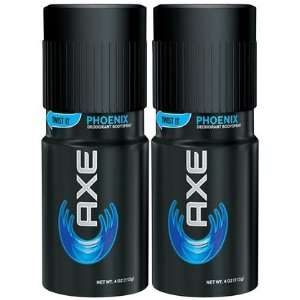 Axe Deodorant Body Spray For Men Phoenix 4 oz, 2 ct (Quantity of 2)