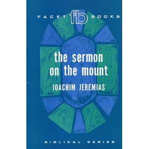   SERMON ON THE MOUNT BIBLICAL SERIES 2 Joachim Jeremias Books