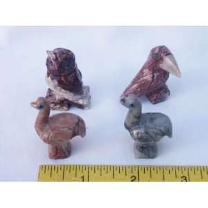  Handmade Gem Stone Birds, 9.31.15 
