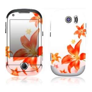  Samsung Corby Pro Decal Skin Sticker   Flying Flowers 