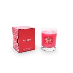  Voluspa Clear Glass Candle Panjore Lychee, 10oz glass 