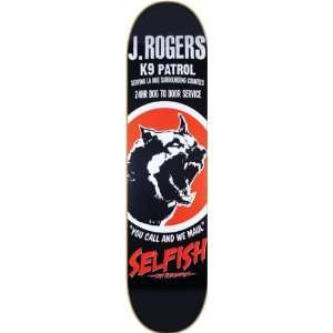  Selfish Rogers Take Down Deck 8.12 Skateboard Decks 