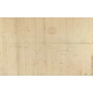  1792 map of Trinidad & Tobago, Chaguaramas,