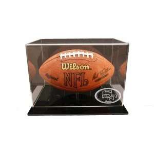   49ers Black Acrylic Football Display 