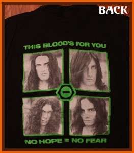 Type O Negative 94 Black No. 1 Rock Concert Tour T Shirt XL  