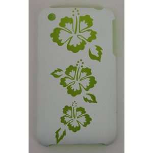 KingCase iPhone 3G & 3GS   Hard Case Cover   Flower Window (White with 