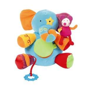  Carousel Blue Plush Elephant with Mouse Toy Everything 