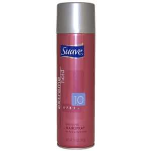    Extreme Hold 10 Unscented Hair Spray by Suave, 11 Ounce Beauty