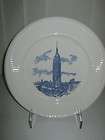 wedgwood porcelain empire state building ny city plate returns 
