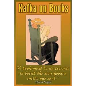  Kafka on Books 20x30 poster