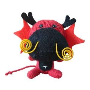  String Voodoo Doll Keychain Dragon Baby Animal Series From 