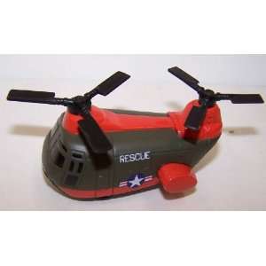   Diecast Mini Copter in Color Red/dark Green Rescue Toys & Games