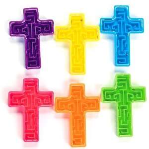  Bright Cross Maze Puzzles (6 dz) Toys & Games