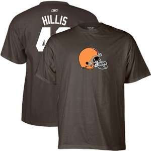   Browns #40 Peyton Hillis Brown Net Number T shirt