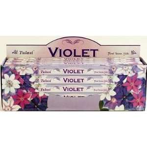Tulasi Incense Violet 8 Stick Square Pack
