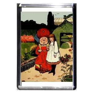  Clear Acrylic Fridge Magnet Alice in Wonderland Charles 