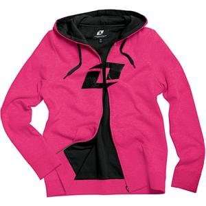   Industries Womens Number One Zip Up Hoody   Large/Pink Automotive