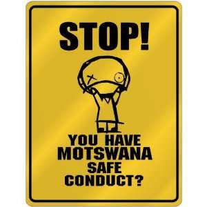  New  Stop   You Have Motswana Safe Conduct  Botswana 