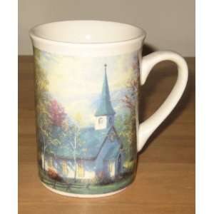  Thomas Kinkade The Aspen Chapel Coffee Mug Everything 
