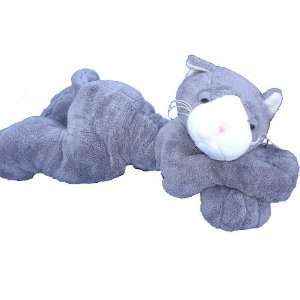  Ultra Soft Cuddly Plush Big Foot Lazy Cat 16 Stuffed 