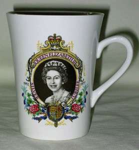 Ashley England Queen Elizabeth II Silver Jubilee Mug  
