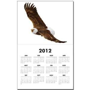 Calendar Print w Current Year Bald Eagle Flying 