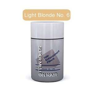   Hair Enhancement Fibers Thickens Balding or Thin Hair Light Blonde 20g