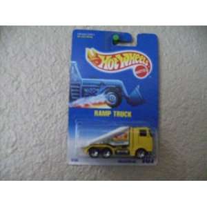  Hot Wheels Ramp Truck 1996 #187 Yellow & White W/7sps 