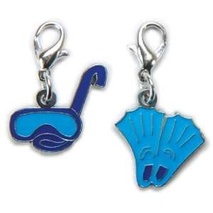  CLIP ITZ CHARMS 2/PKG FIN & SNORKEL Arts, Crafts & Sewing