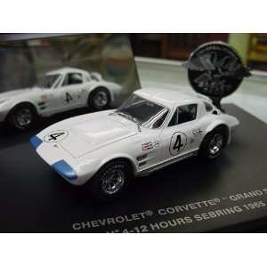    1/43 Corvette Grand Sport Coupe Nassau 1964 #4 Toys & Games