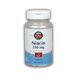  KAL   Niacin, 250 mg, 100 tablets