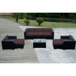  Genuine Ohana Outdoor Patio Sofa Wicker Furniture 8pc 