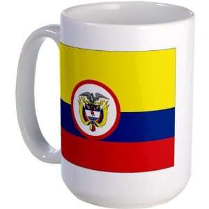  Bandera Presidencial Colombia Bandera Large Mug by 