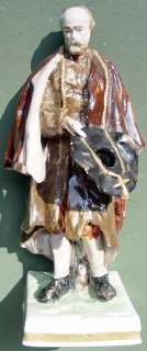 BEAUTIFUL EARLY CAPODIMONTE PORCELAIN VIOLIN PLAYER  