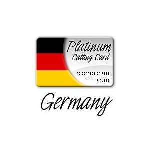  GERMANY PLATINUM International PrePaid Phone Card 