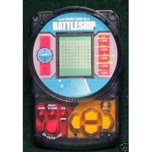  Battleship Electronic Handheld Game (1995 Game With Clear 