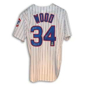  Kerry Wood Chicago Cubs Pinstripe Jersey Inscribed 20 K 