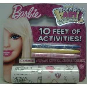  Barbie Mini Rolling Art Activity Toys & Games