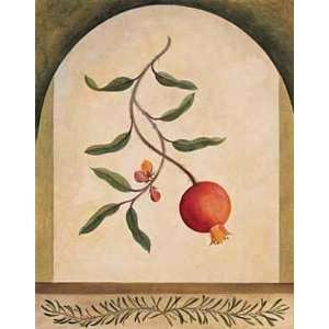  Pomegranate Fresco Poster Print