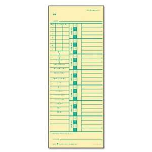  Tops(R) Time Cards (Replaces Original Card 10 800762 