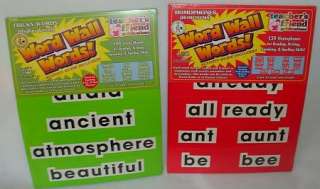 Word Wall Word List 100 Tricky & Homophones NEW Sealed  