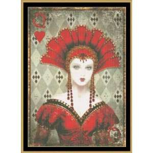 Queen Of Hearts   Cross Stitch Pattern