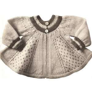 Vintage Knitting PATTERN to make   Baby Infant Coat Romper Bonnet. NOT 