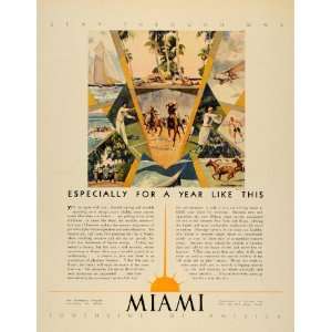  1931 Ad Miami Vacation Destination Polo Sport Bob Fink 