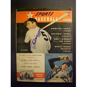  Joe Dimaggio New York Yankees & Ralph Kiner Pittsburgh 