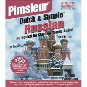 Audio CD Pimsleur Quick Simple Learn to Speak Russian  