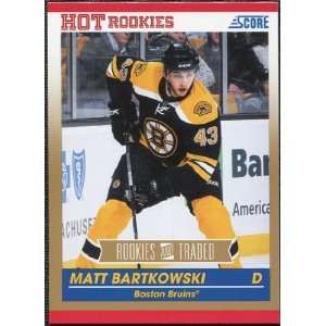    2010/11 Panini Score Gold #654 Matt Bartkowski Sports Collectibles